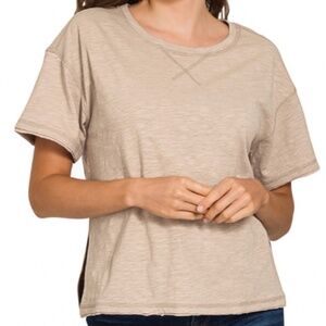 🍀 ZENANA “ GERI 10 “ ZENANA COTTON SHORT SLEEVE TEE SHIRT 58A